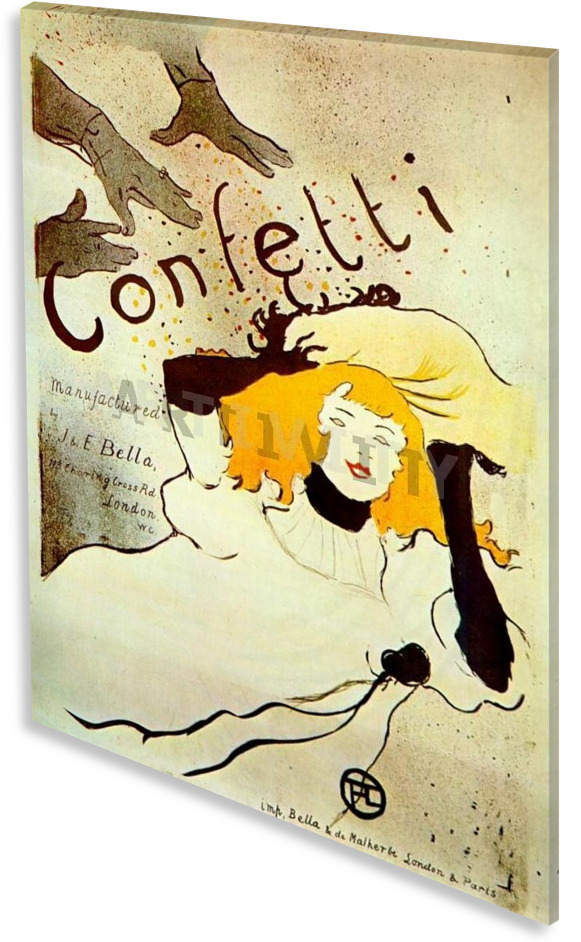 Ανρί ντε Τουλούζ Λωτρέκ - Αφίσα: Confetti - Image 2